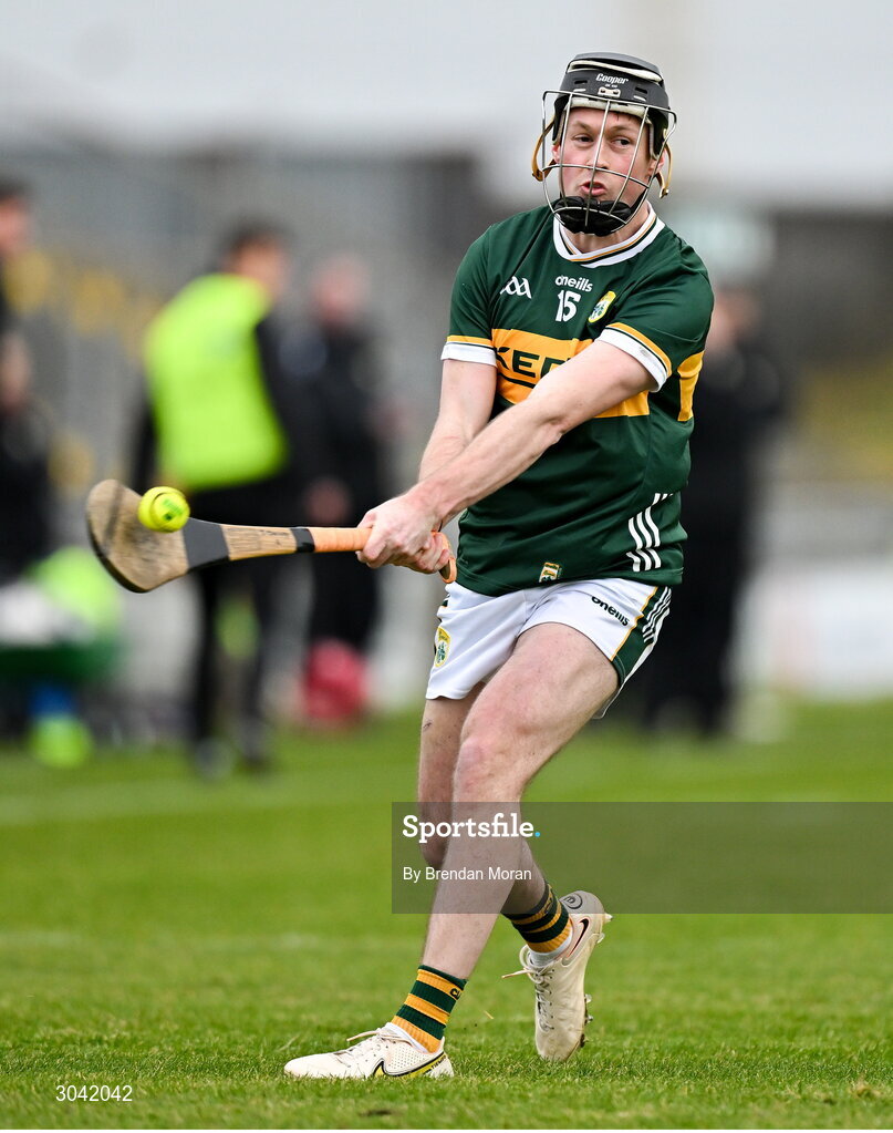 9 February 2025; Shane Conway of Kerry during the Allianz Hurling League Division 2 match between Kerry and Derry at Austin Stack Park in Tralee, Kerry. Photo by Brendan Moran/Sportsfile