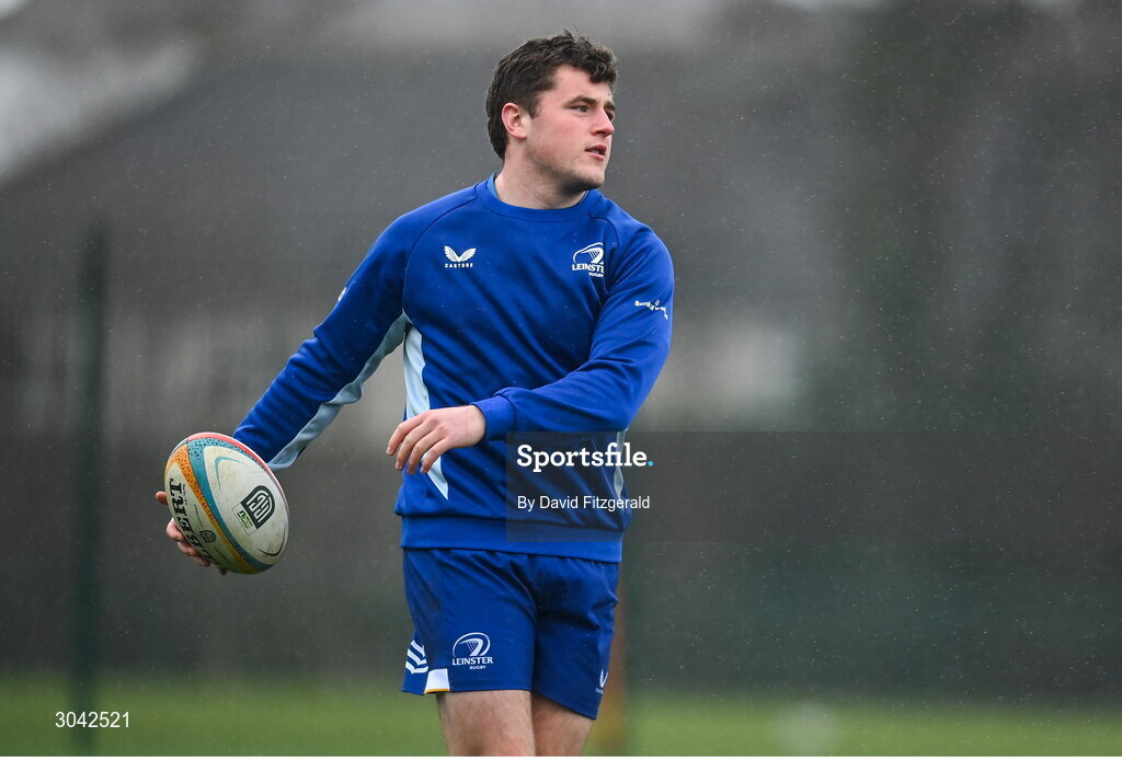 10 February 2025; Gus McCarthy during Leinster Rugby squad training at UCD in Dublin. Photo by David Fitzgerald/Sportsfile