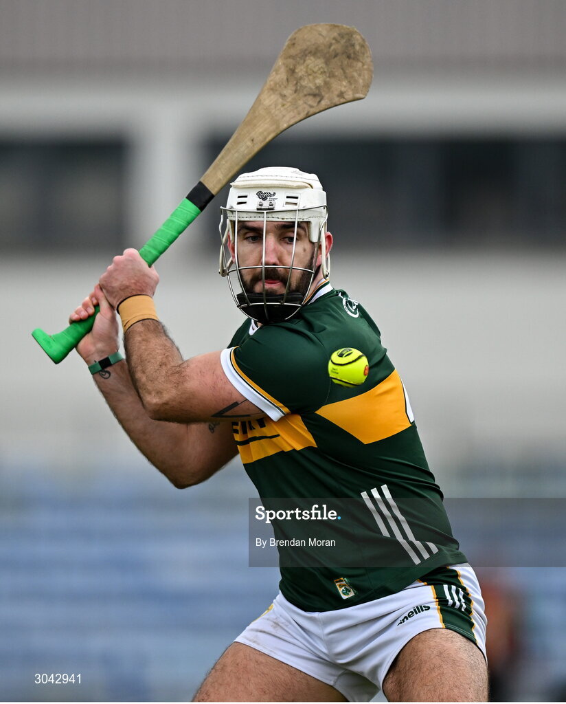 9 February 2025; Daithí Griffin of Kerry during the Allianz Hurling League Division 2 match between Kerry and Derry at Austin Stack Park in Tralee, Kerry. Photo by Brendan Moran/Sportsfile