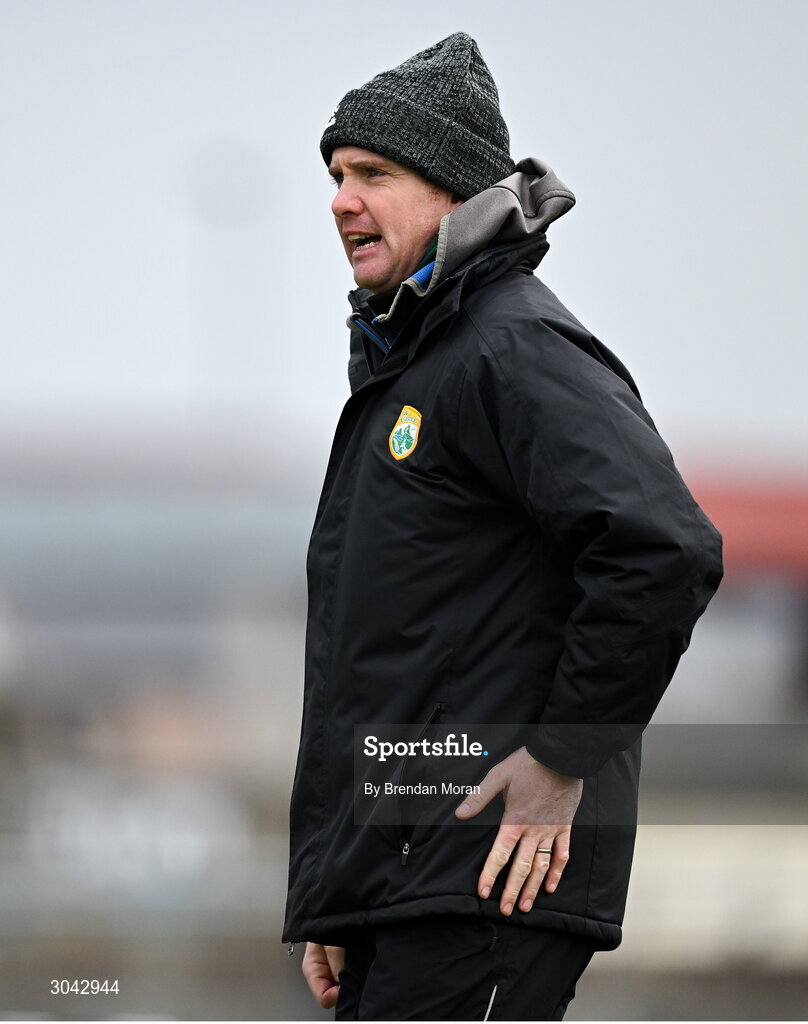 9 February 2025; Kerry selector Ger Downes before the Allianz Hurling League Division 2 match between Kerry and Derry at Austin Stack Park in Tralee, Kerry. Photo by Brendan Moran/Sportsfile