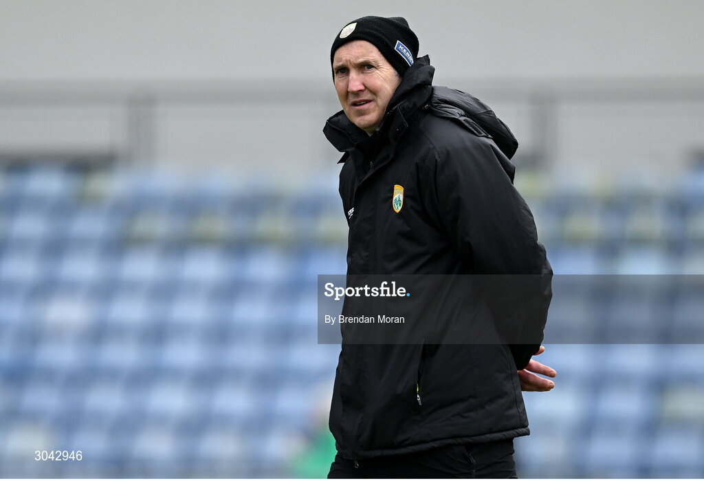 9 February 2025; Kerry selector Aidan Healy before the Allianz Hurling League Division 2 match between Kerry and Derry at Austin Stack Park in Tralee, Kerry. Photo by Brendan Moran/Sportsfile