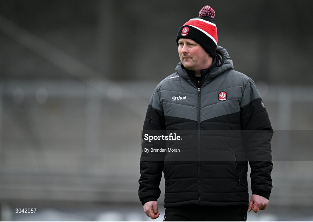 9 February 2025; Derry selector Gavin Duffin during the Allianz Hurling League Division 2 match between Kerry and Derry at Austin Stack Park in Tralee, Kerry. Photo by Brendan Moran/Sportsfile