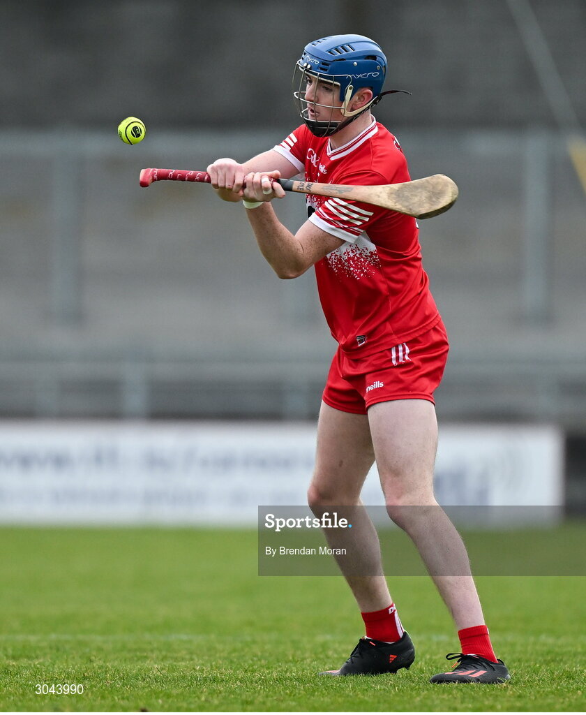 9 February 2025; Conor Coyle of Derry during the Allianz Hurling League Division 2 match between Kerry and Derry at Austin Stack Park in Tralee, Kerry. Photo by Brendan Moran/Sportsfile