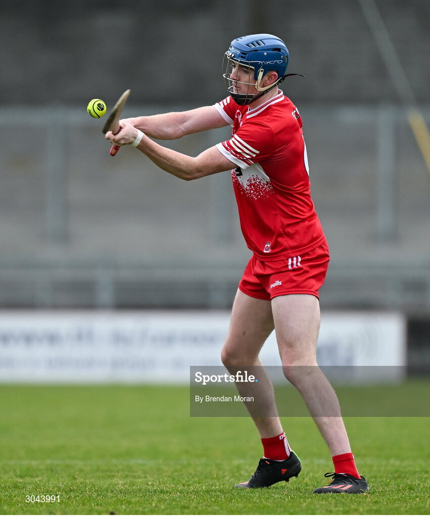 9 February 2025; Conor Coyle of Derry during the Allianz Hurling League Division 2 match between Kerry and Derry at Austin Stack Park in Tralee, Kerry. Photo by Brendan Moran/Sportsfile