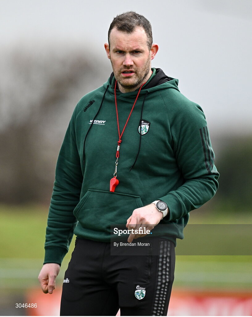 9 February 2025; Kerry strength and conditioning coach Dan Breen before the Allianz Hurling League Division 2 match between Kerry and Derry at Austin Stack Park in Tralee, Kerry. Photo by Brendan Moran/Sportsfile