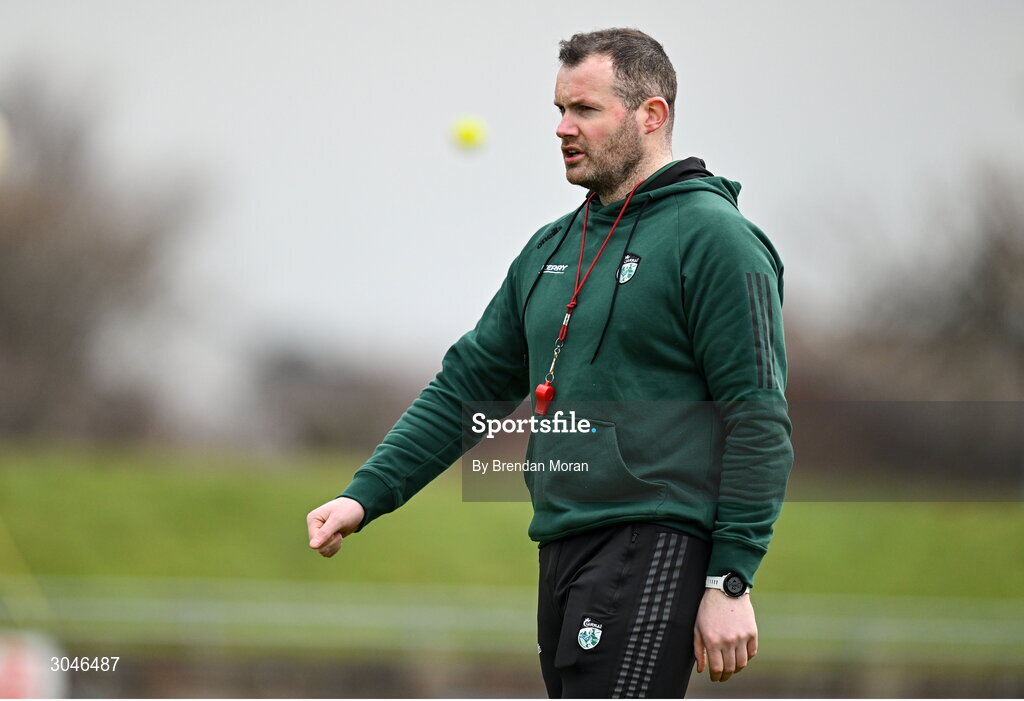 9 February 2025; Kerry strength and conditioning coach Dan Breen before the Allianz Hurling League Division 2 match between Kerry and Derry at Austin Stack Park in Tralee, Kerry. Photo by Brendan Moran/Sportsfile