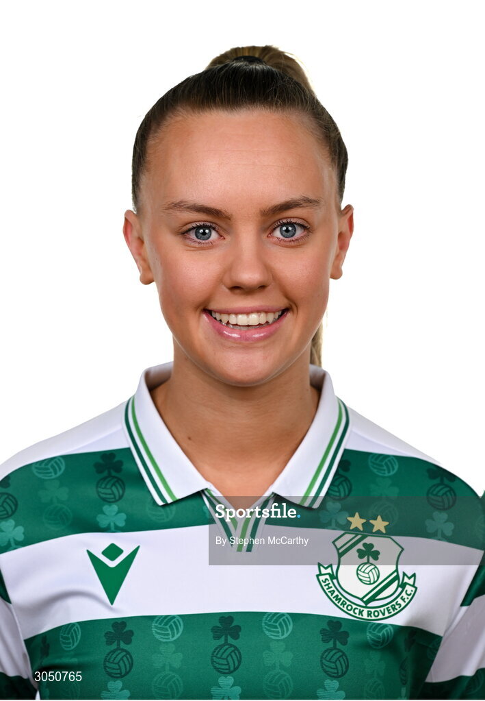 15 February 2025; Joy Ralph during a Shamrock Rovers squad portraits session at Tallaght Stadium in Dublin. Photo by Stephen McCarthy/Sportsfile