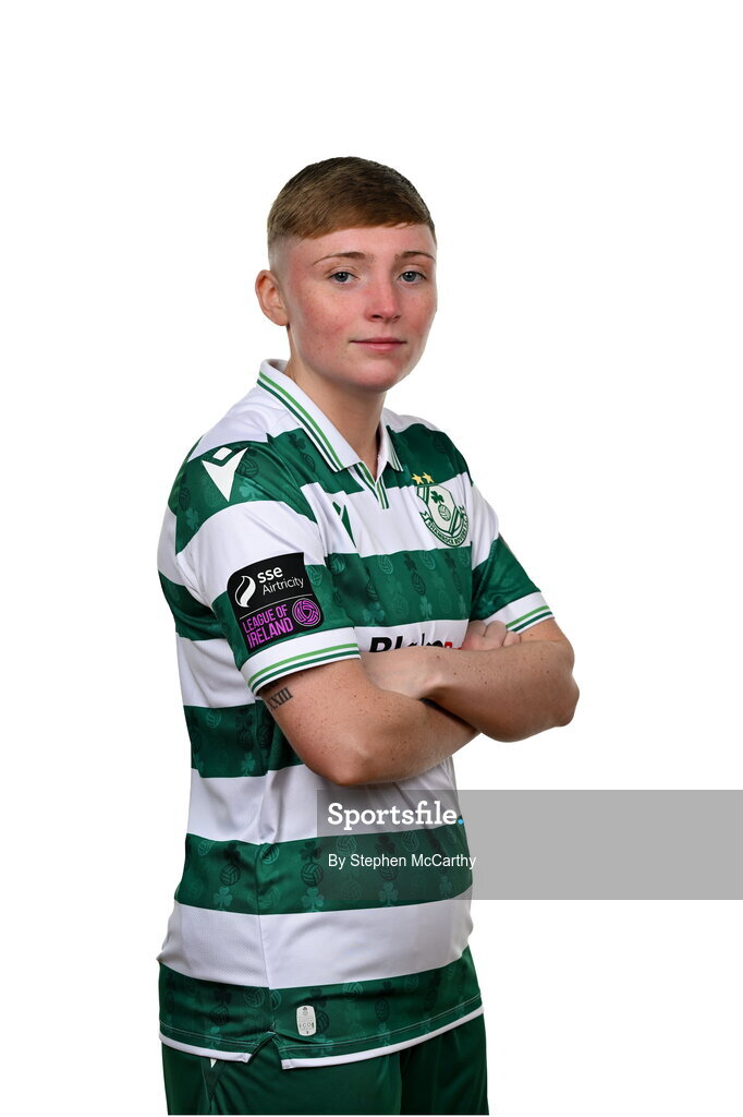 15 February 2025; Jaime Thompson during a Shamrock Rovers squad portraits session at Tallaght Stadium in Dublin. Photo by Stephen McCarthy/Sportsfile