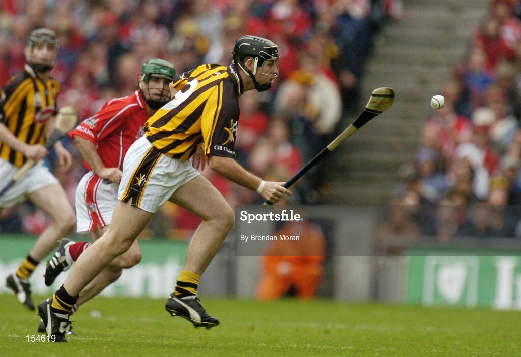 12 September 2004; Ken Coogan, Kilkenny. Guinness All-Ireland Senior Hurling Championship Final, Cork v Kilkenny, Croke Park, Dublin. Picture credit; Brendan Moran / SPORTSFILE *** Local Caption *** Any photograph taken by SPORTSFILE during, or in connection with, the 2004 Guinness All-Ireland Hurling Final which displays GAA logos or contains an image or part of an image of any GAA intellectual property, or, which contains images of a GAA player/players in their playing uniforms, may only be used for editorial and non-advertising purposes.  Use of photographs for advertising, as posters or for purchase separately is strictly prohibited unless prior written approval has been obtained from the Gaelic Athletic Association.