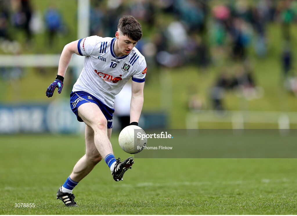 16 March 2025; Stephen O'Hanlon of Monaghan during the Allianz Football League Division 2 match between Meath and Monaghan at Páirc Tailteann in Navan, Meath. Photo by Thomas Flinkow/Sportsfile