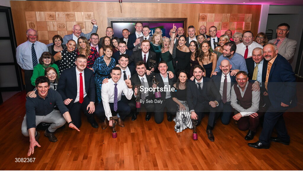 21 March 2025; Na Fianna GAA members during The AIB Combined Club Player Awards at Croke Park in Dublin. Photo by Seb Daly/Sportsfile