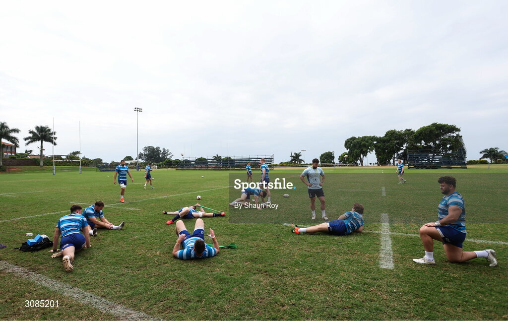 24 March 2025; A general view of Leinster Rugby squad training at Northwood College in Durban, South Africa. Photo by Shaun Roy/Sportsfile