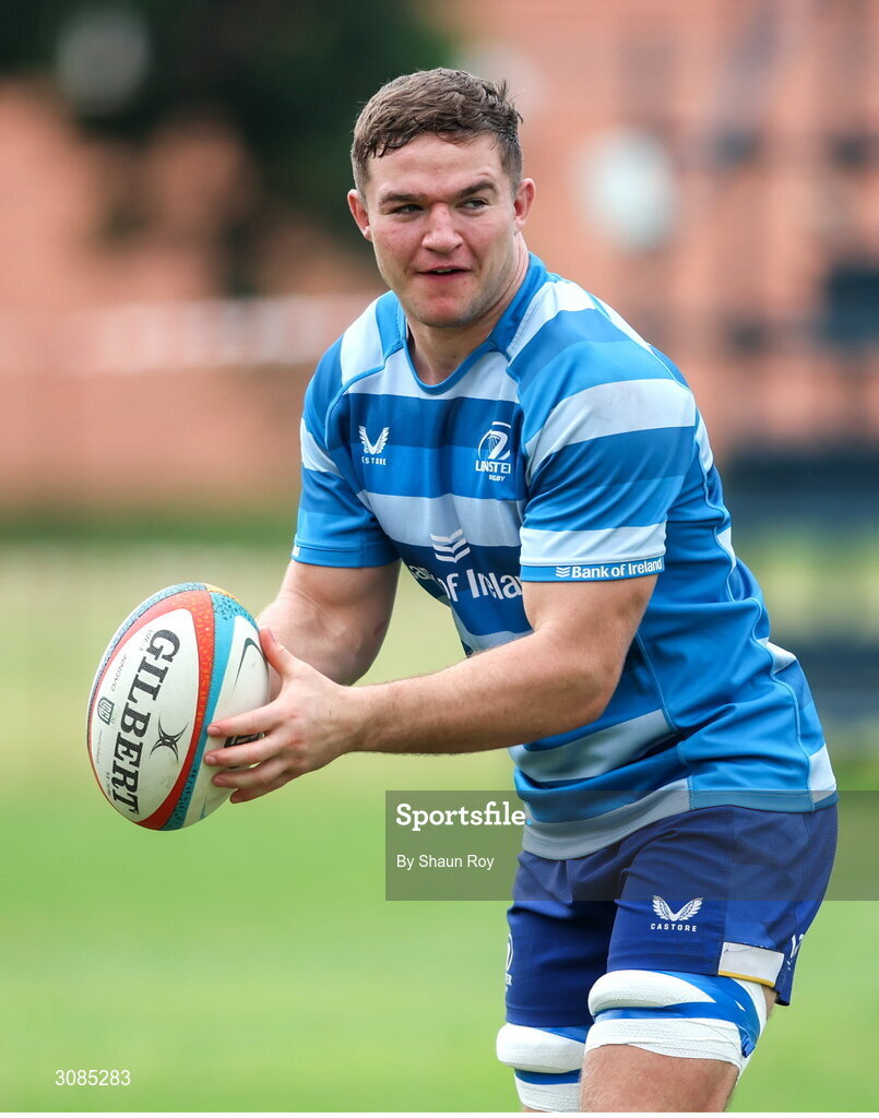 24 March 2025; Scott Penny during a Leinster Rugby squad training session at Northwood College in Durban, South Africa. Photo by Shaun Roy/Sportsfile