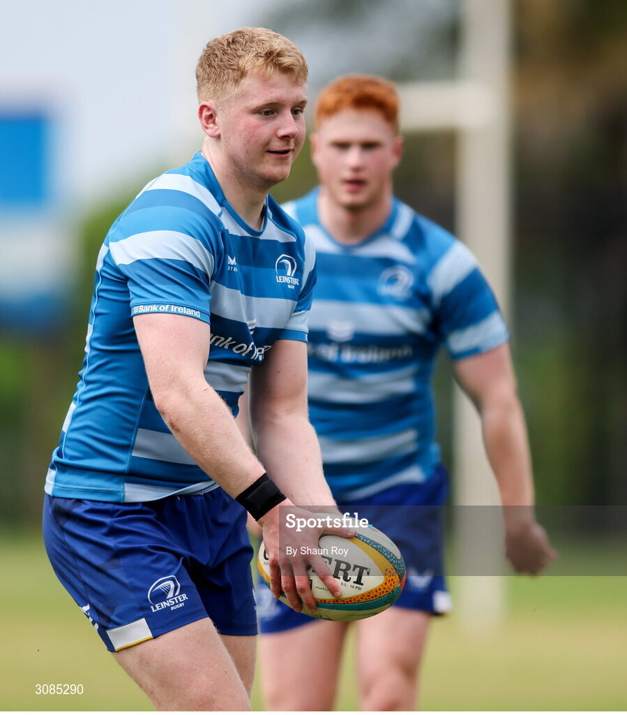 24 March 2025; Andrew Osborne during a Leinster Rugby squad training session at Northwood College in Durban, South Africa. Photo by Shaun Roy/Sportsfile