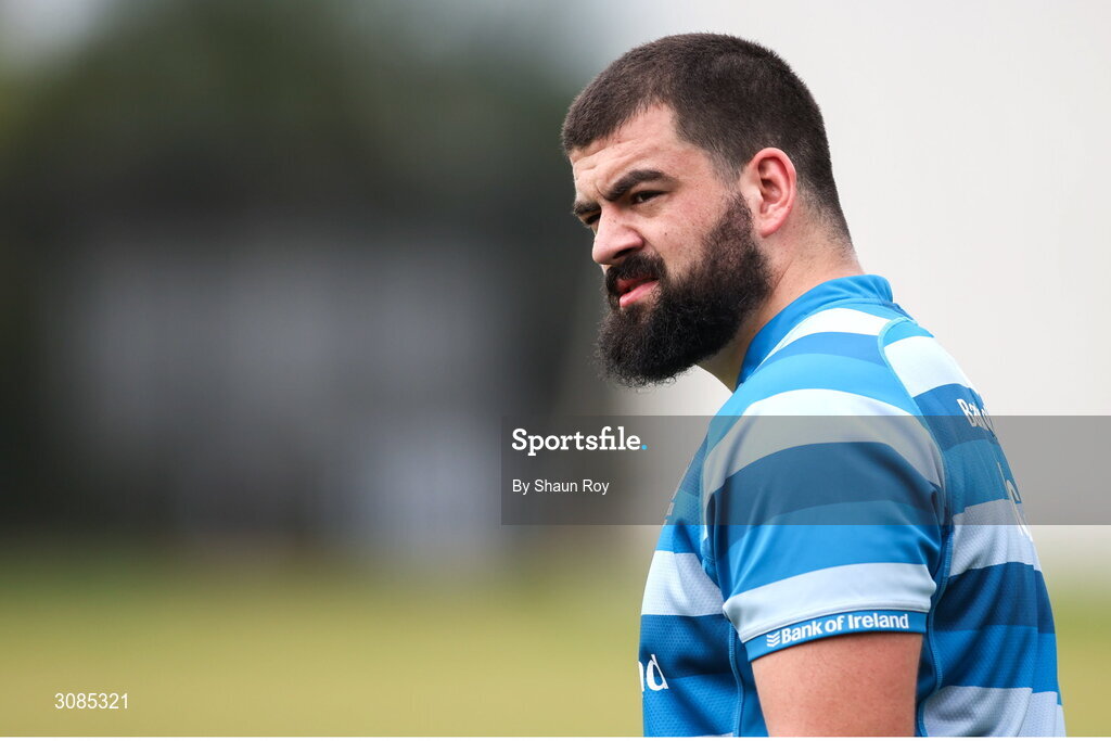 24 March 2025; Rory McGuire during a Leinster Rugby squad training session at Northwood College in Durban, South Africa. Photo by Shaun Roy/Sportsfile