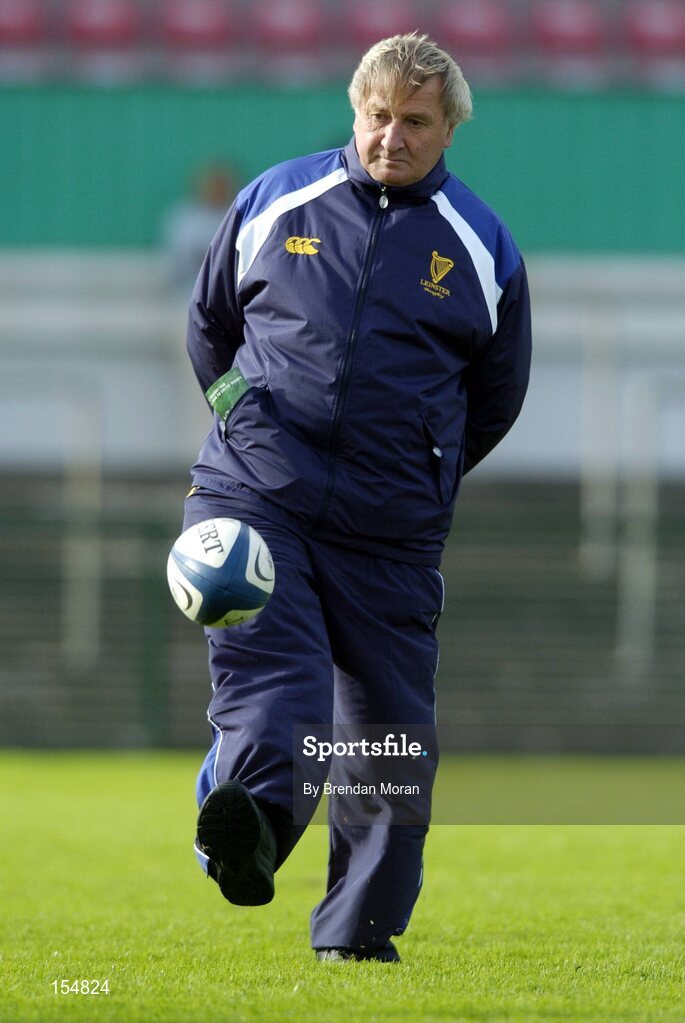 11 September 2004; Gerry Murphy, Leinster assistant coach. Celtic League 2004-2005, Ulster v Leinster, Ravenhill Park, Belfast. Picture credit; Brendan Moran / SPORTSFILE