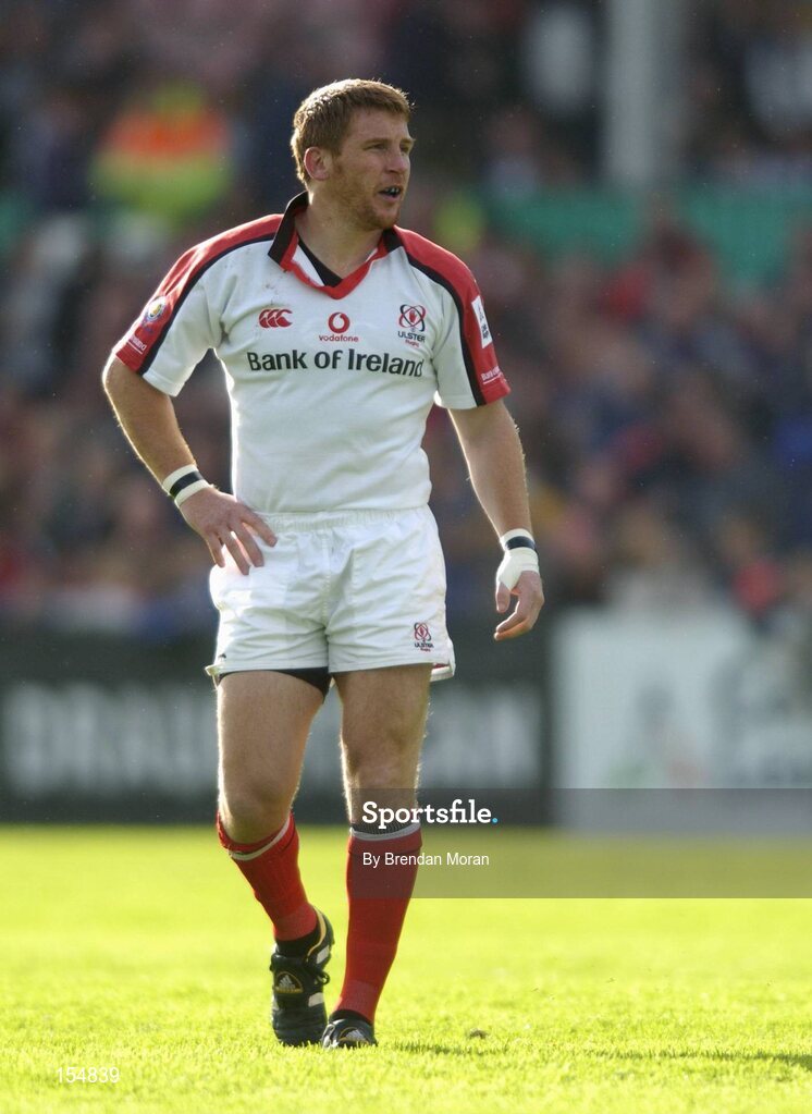 11 September 2004; Jonathan Bell, Ulster. Celtic League 2004-2005, Ulster v Leinster, Ravenhill Park, Belfast. Picture credit; Brendan Moran / SPORTSFILE