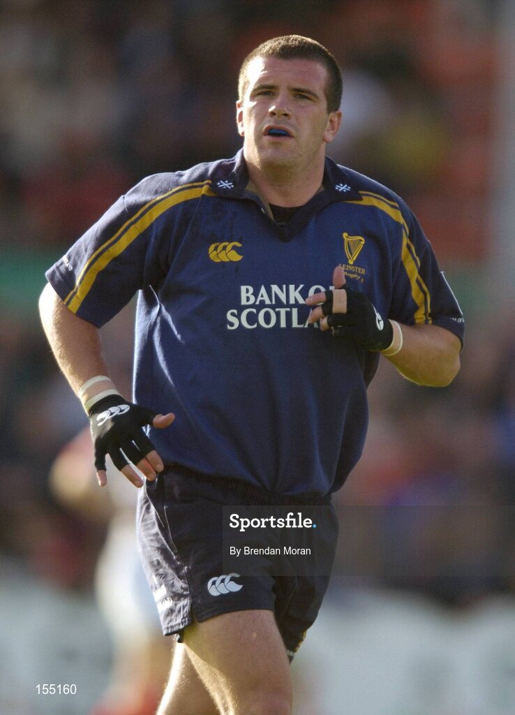 11 September 2004; Shane Jennings, Leinster. Celtic League 2004-2005, Ulster v Leinster, Ravenhill Park, Belfast. Picture credit; Brendan Moran / SPORTSFILE