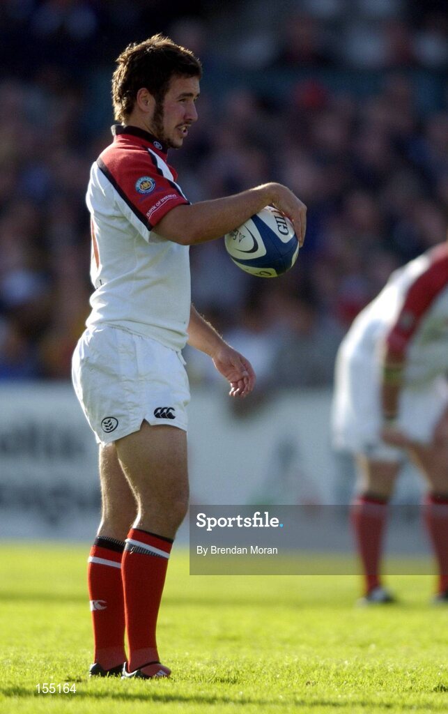 11 September 2004; Paddy Wallace, Ulster. Celtic League 2004-2005, Ulster v Leinster, Ravenhill Park, Belfast. Picture credit; Brendan Moran / SPORTSFILE