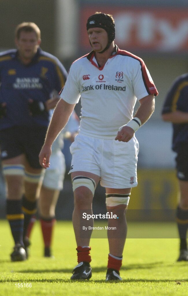 11 September 2004; Matt Mustchin, Ulster. Celtic League 2004-2005, Ulster v Leinster, Ravenhill Park, Belfast. Picture credit; Brendan Moran / SPORTSFILE
