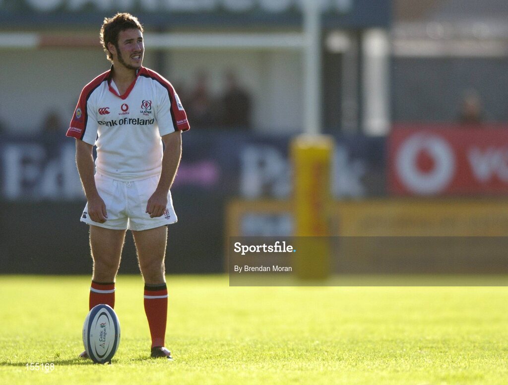 11 September 2004; Paddy Wallace, Ulster. Celtic League 2004-2005, Ulster v Leinster, Ravenhill Park, Belfast. Picture credit; Brendan Moran / SPORTSFILE