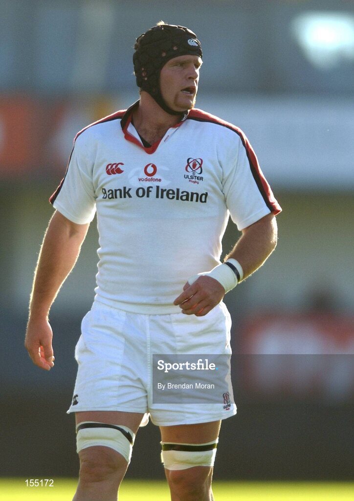 11 September 2004; Matt Mustchin, Ulster. Celtic League 2004-2005, Ulster v Leinster, Ravenhill Park, Belfast. Picture credit; Brendan Moran / SPORTSFILE
