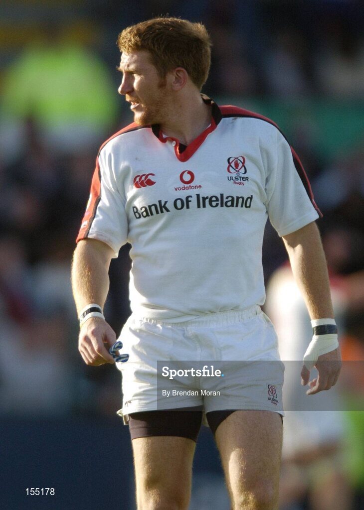 11 September 2004; Jonathan Bell, Ulster. Celtic League 2004-2005, Ulster v Leinster, Ravenhill Park, Belfast. Picture credit; Brendan Moran / SPORTSFILE