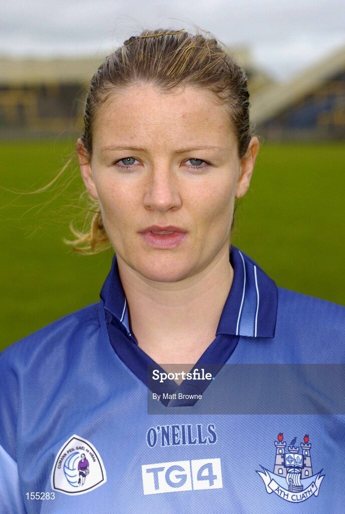 11 September 2004; Martina Farrell, Dublin captain. Ladies Football Senior Championship Semi-Final, Dublin v Kerry, O'Moore Park, Portlaoise, Co. Laois. Picture credit; Matt Browne / SPORTSFILE