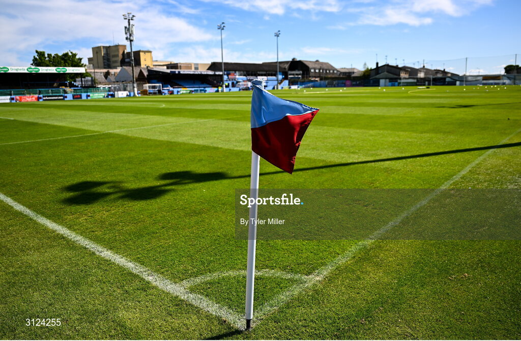5 May 2025; A general view before the SSE Airtricity Men's Premier Division match between Drogheda United and Cork City at Sullivan & Lambe Park in Drogheda, Louth. Photo by Tyler Miller/Sportsfile