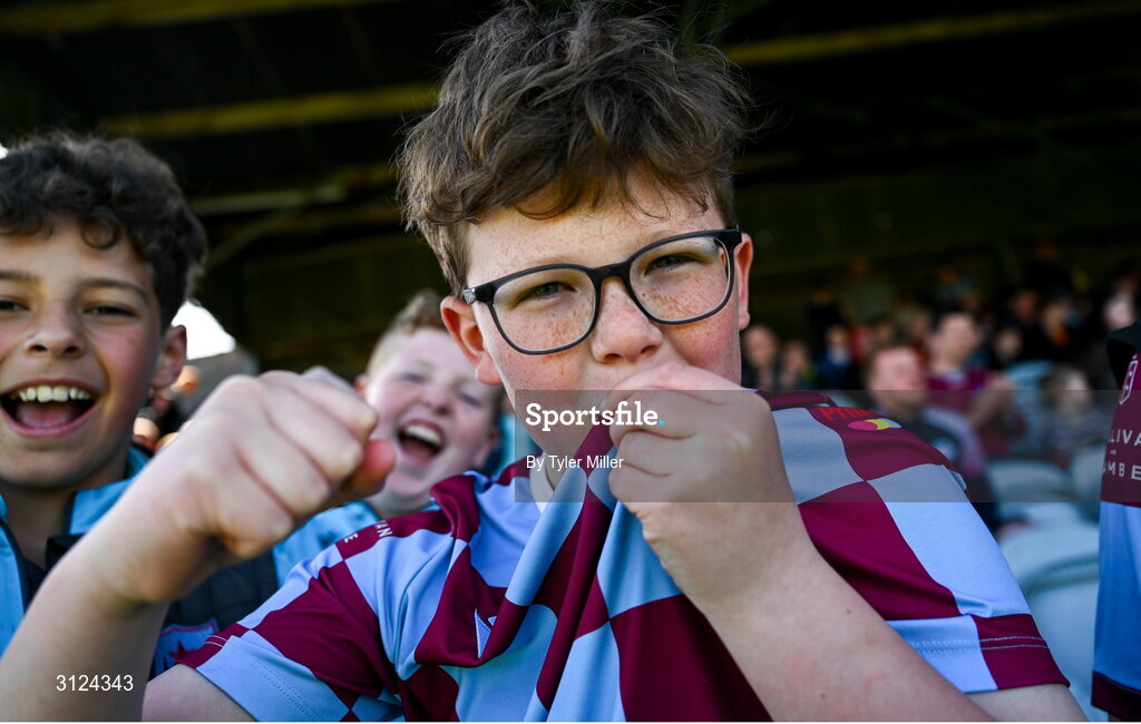 5 May 2025; Drogheda United supporter Sean Clarke before the SSE Airtricity Men's Premier Division match between Drogheda United and Cork City at Sullivan & Lambe Park in Drogheda, Louth. Photo by Tyler Miller/Sportsfile