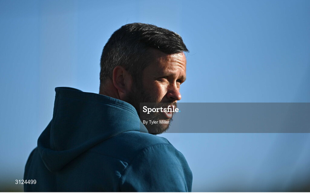 5 May 2025; Cork City manager Tim Clancy during the SSE Airtricity Men's Premier Division match between Drogheda United and Cork City at Sullivan & Lambe Park in Drogheda, Louth. Photo by Tyler Miller/Sportsfile