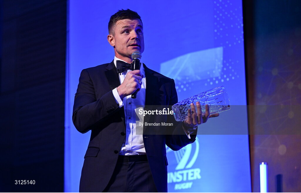 6 May 2025; Guinness Hall of Fame award winner Brian O'Driscoll during the Leinster Rugby awards ball 2025 at O'Reilly Hall in UCD, Dublin. Photo by Brendan Moran/Sportsfile