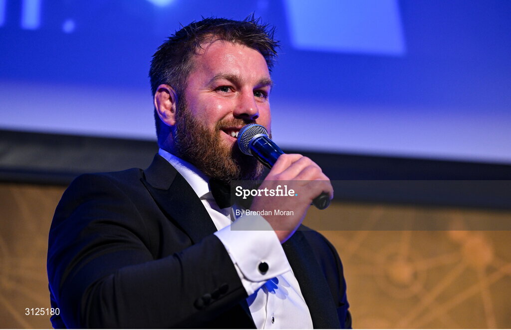 6 May 2025; Sean O'Brien during the Leinster Rugby awards ball 2025 at O'Reilly Hall in UCD, Dublin. Photo by Brendan Moran/Sportsfile