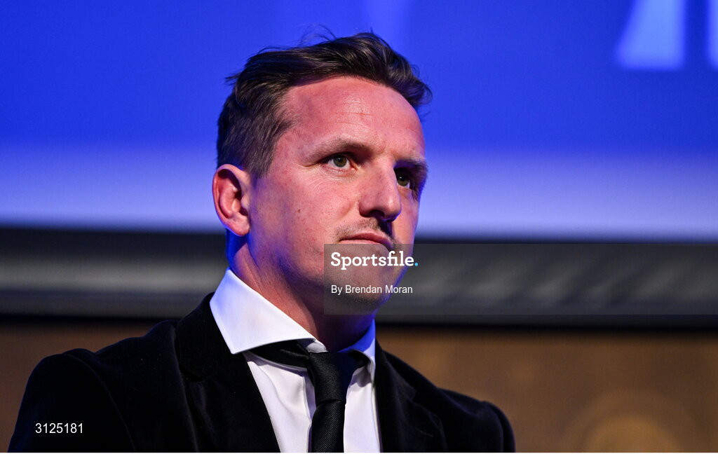 6 May 2025; Paul O’Donoghue during the Leinster Rugby awards ball 2025 at O'Reilly Hall in UCD, Dublin. Photo by Brendan Moran/Sportsfile