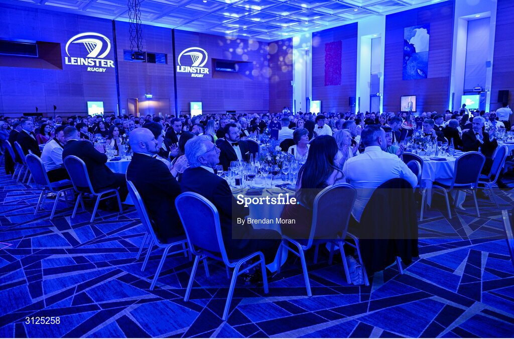 6 May 2025; A general view of the Leinster Rugby awards ball 2025 at O'Reilly Hall in UCD, Dublin. Photo by Brendan Moran/Sportsfile