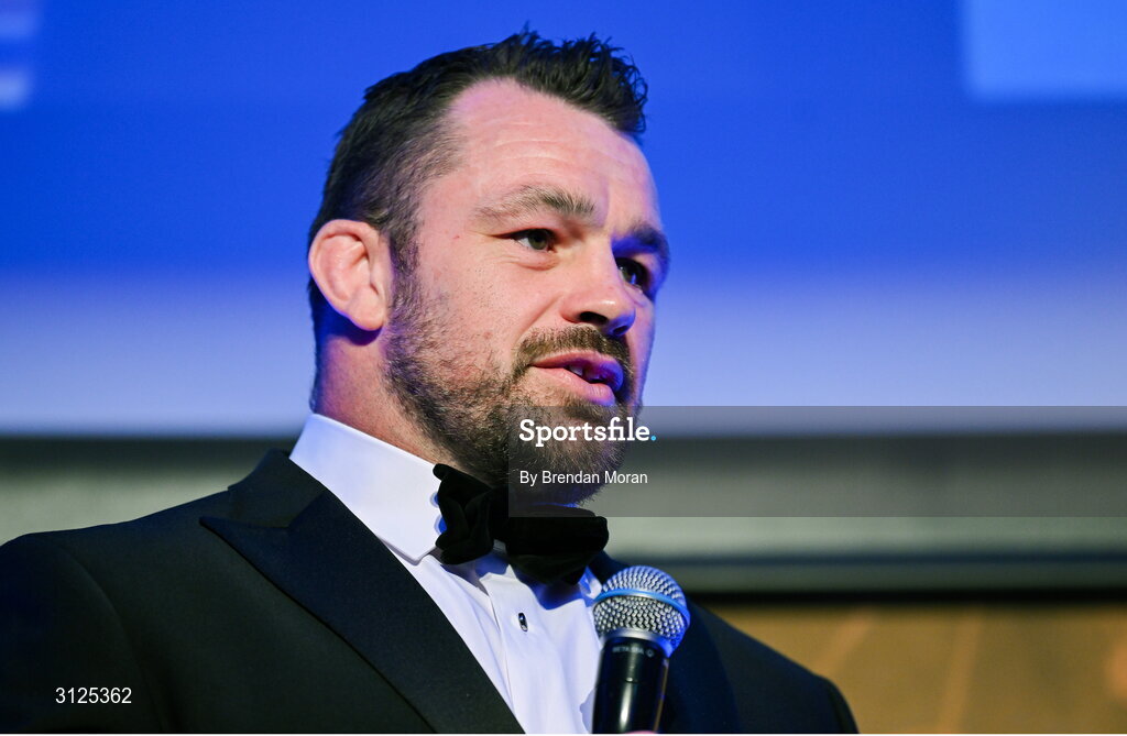 6 May 2025; Cian Healy during the Leinster Rugby awards ball 2025 at O'Reilly Hall in UCD, Dublin. Photo by Brendan Moran/Sportsfile