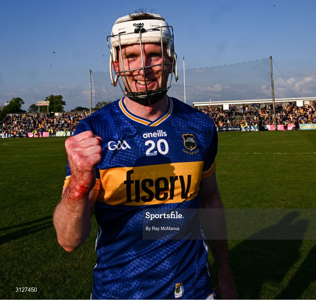 10 May 2025; Seamus Kennedy of Tipperary after during the Munster GAA Hurling Senior Championship Round 3 match between Clare and Tipperary at Zimmer Biomet Páirc Chíosóg in Ennis, Clare. Photo by Ray McManus/Sportsfile