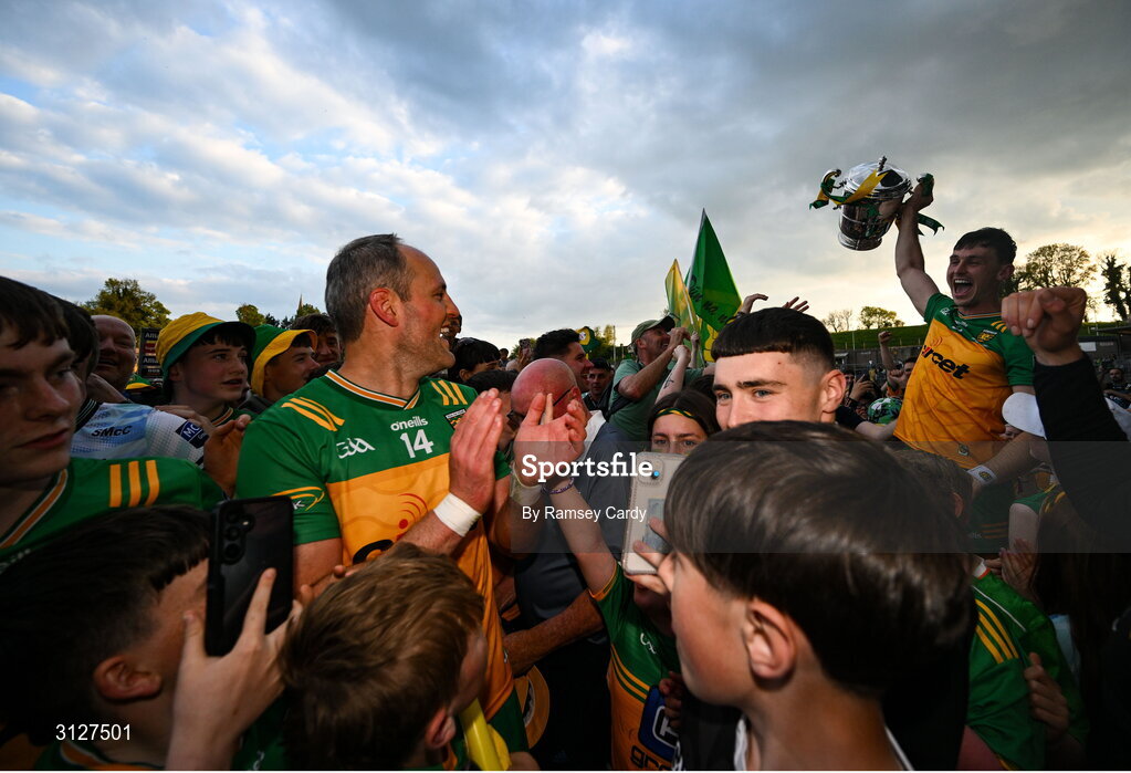 10 May 2025; Michael Murphy of Donegal celebrates after the Ulster GAA Football Senior Championship final match between Armagh and Donegal at St Tiernach's Park in Clones, Monaghan. Photo by Ramsey Cardy/Sportsfile
