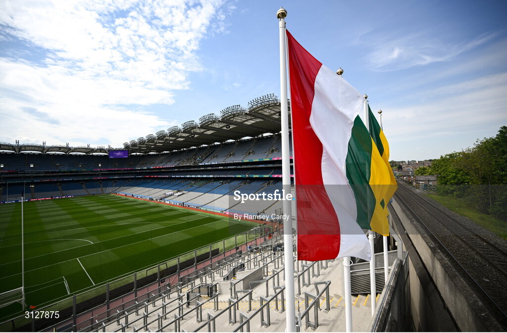 11 May 2025; A general view before the Leinster GAA Football Senior Championship final match between Louth and Meath at Croke Park in Dublin. Photo by Ramsey Cardy/Sportsfile
