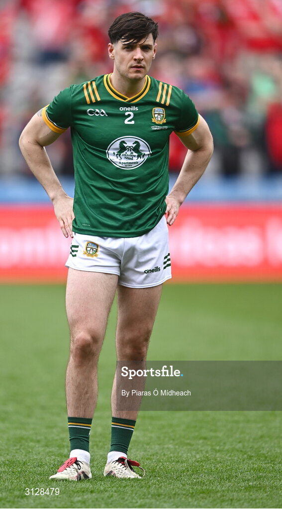11 May 2025; Séamus Lavin of Meath after his side's defeat in the Leinster GAA Football Senior Championship final match between Louth and Meath at Croke Park in Dublin. Photo by Piaras Ó Mídheach/Sportsfile