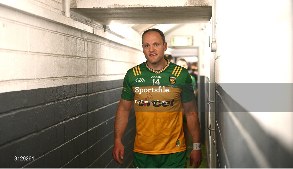 10 May 2025; Michael Murphy of Donegal after the Ulster GAA Football Senior Championship final match between Armagh and Donegal at St Tiernach's Park in Clones, Monaghan. Photo by Ramsey Cardy/Sportsfile