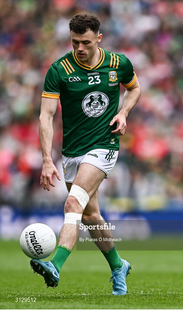 11 May 2025; Jordan Morris of Meath during the Leinster GAA Football Senior Championship final match between Louth and Meath at Croke Park in Dublin. Photo by Piaras Ó Mídheach/Sportsfile