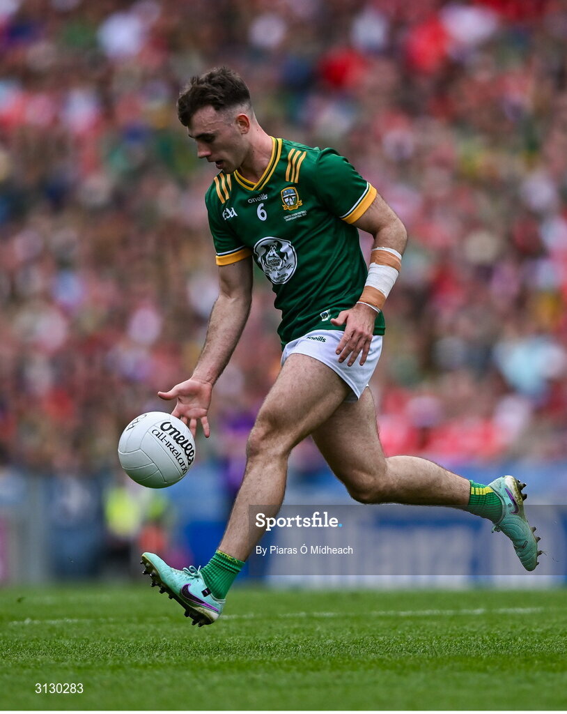 11 May 2025; Seán Coffey of Meath during the Leinster GAA Football Senior Championship final match between Louth and Meath at Croke Park in Dublin. Photo by Piaras Ó Mídheach/Sportsfile