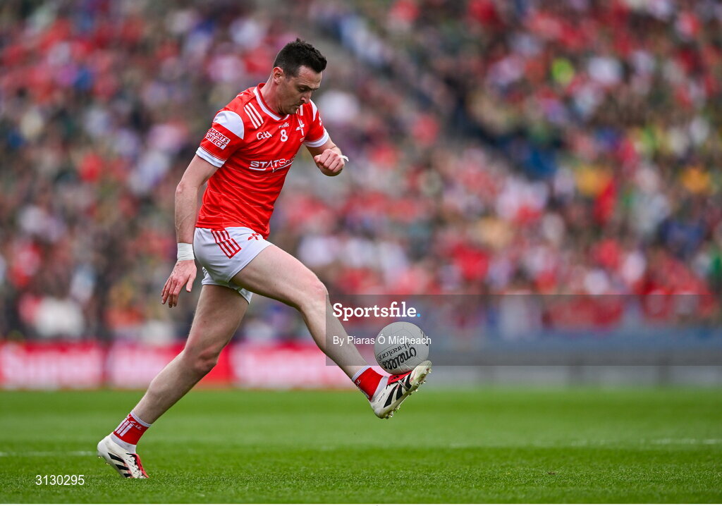 11 May 2025; Tommy Durnin of Louth during the Leinster GAA Football Senior Championship final match between Louth and Meath at Croke Park in Dublin. Photo by Piaras Ó Mídheach/Sportsfile