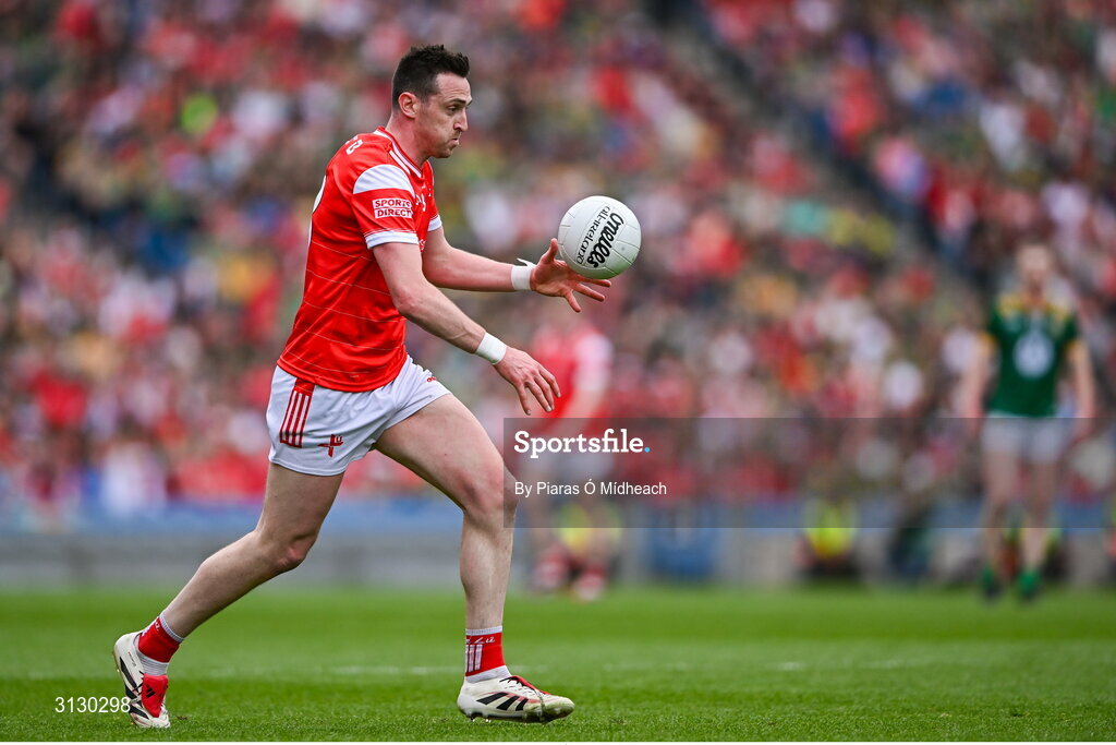 11 May 2025; Tommy Durnin of Louth during the Leinster GAA Football Senior Championship final match between Louth and Meath at Croke Park in Dublin. Photo by Piaras Ó Mídheach/Sportsfile