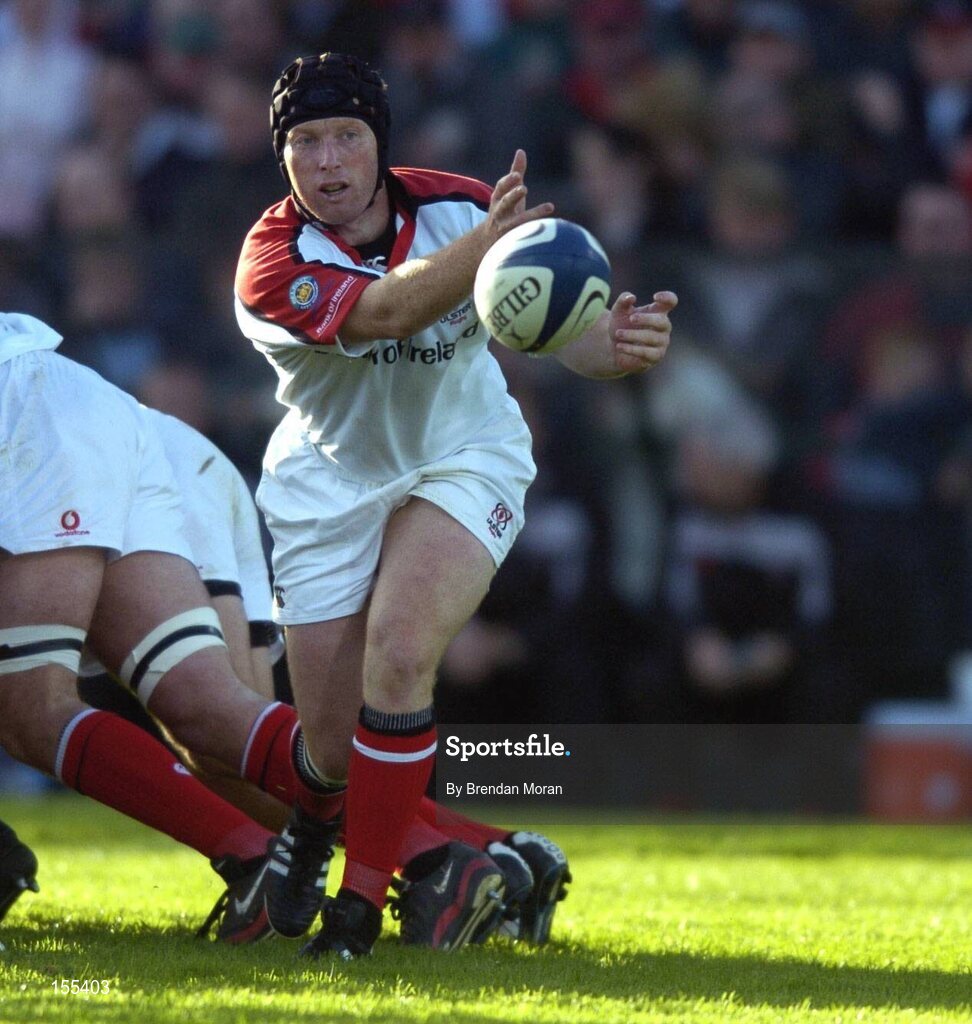11 September 2004; Neil Doak, Ulster. Celtic League 2004-2005, Ulster v Leinster, Ravenhill Park, Belfast. Picture credit; Brendan Moran / SPORTSFILE