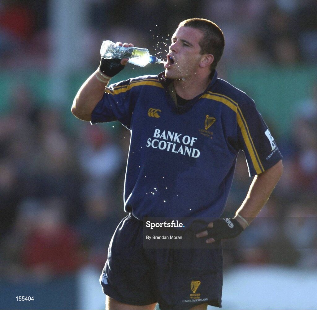 11 September 2004; Shane Jennings, Leinster. Celtic League 2004-2005, Ulster v Leinster, Ravenhill Park, Belfast. Picture credit; Brendan Moran / SPORTSFILE