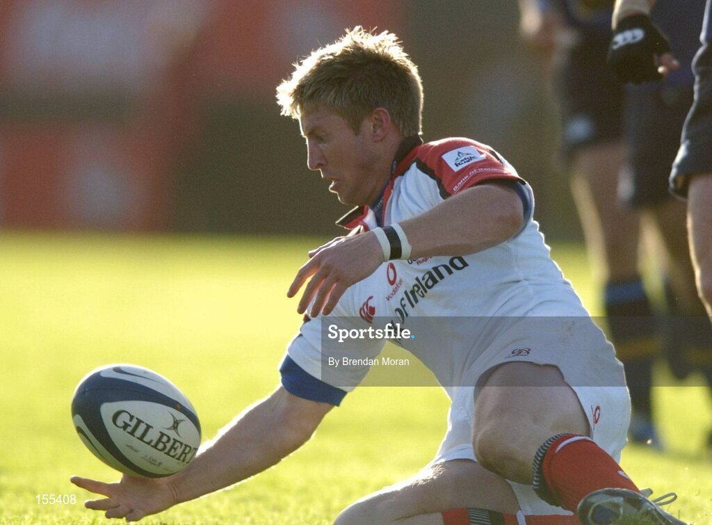 11 September 2004; Paul Steinmetz, Ulster. Celtic League 2004-2005, Ulster v Leinster, Ravenhill Park, Belfast. Picture credit; Brendan Moran / SPORTSFILE