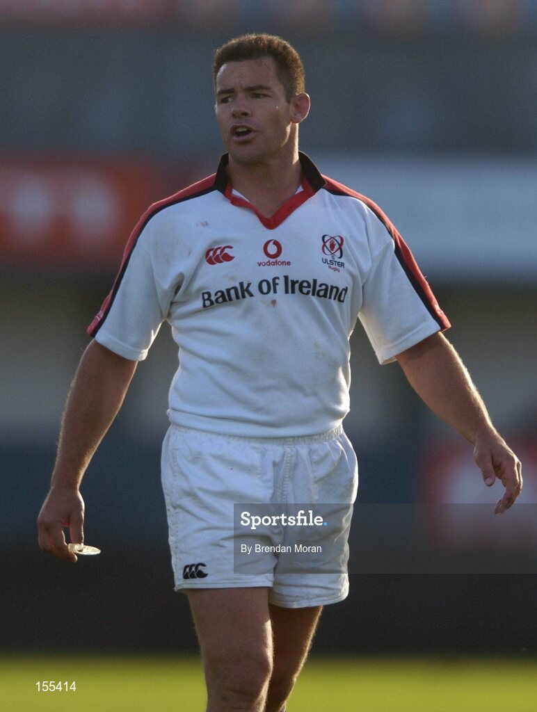 11 September 2004; Andy Ward, Ulster. Celtic League 2004-2005, Ulster v Leinster, Ravenhill Park, Belfast. Picture credit; Brendan Moran / SPORTSFILE