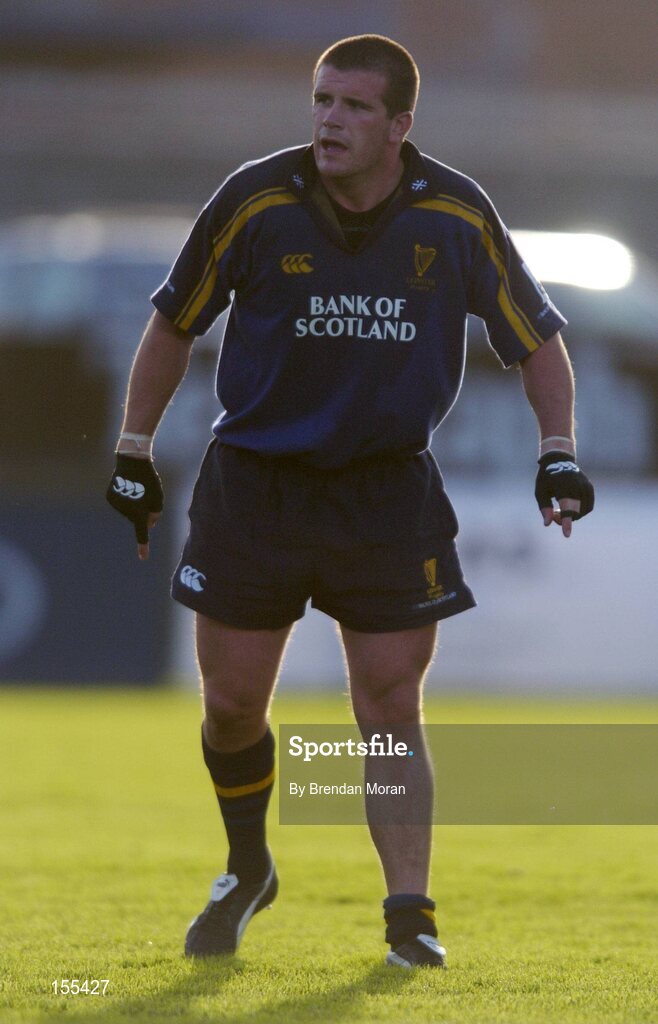 11 September 2004; Shane Jennings, Leinster. Celtic League 2004-2005, Ulster v Leinster, Ravenhill Park, Belfast. Picture credit; Brendan Moran / SPORTSFILE